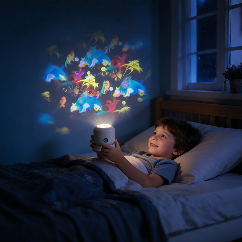 ✨Dynamicznie obracająca się lampa projekcyjna LED