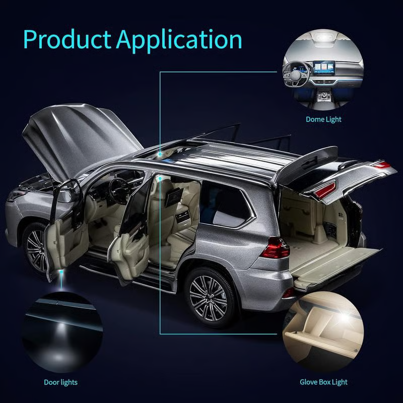 💡 Zestaw oświetlenia wnętrza samochodu z 42 ultrajasnymi diodami LED – ulepszenie typu „podłącz i używaj” dla Twojego pojazdu