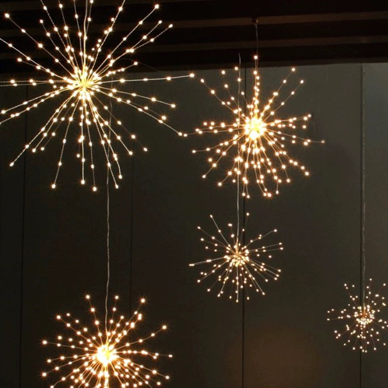 🔥Lampki LED na drucie miedzianym z efektem fajerwerków