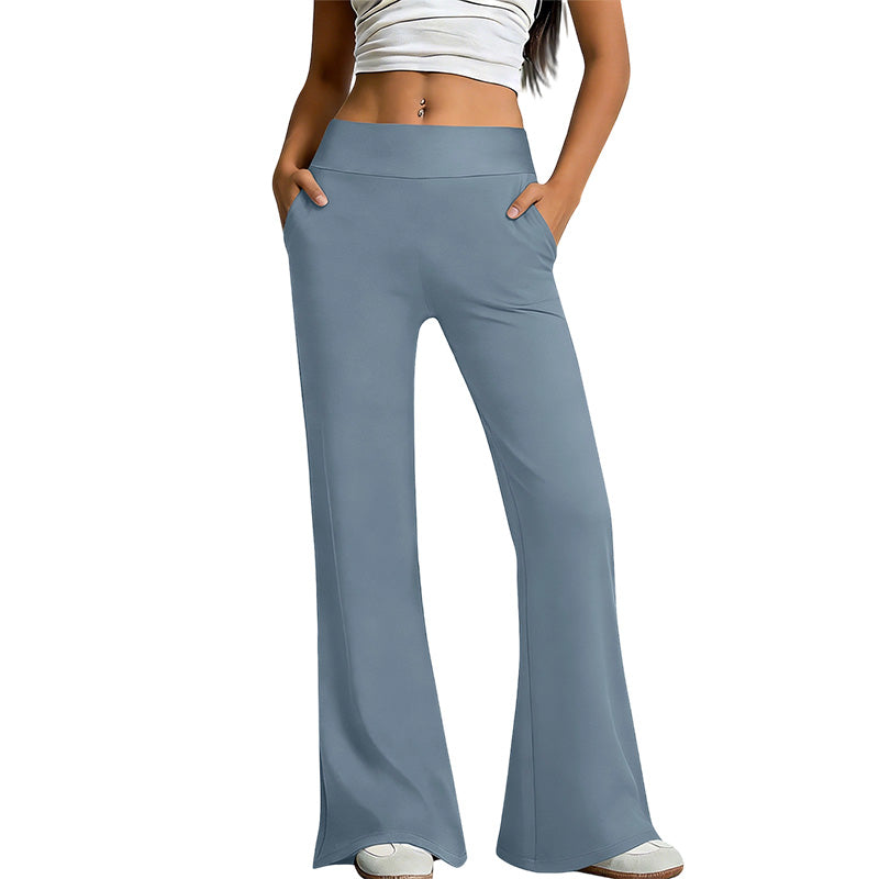 😍✨ Spodnie Joga Rozkloszowane, Wysoki Stan Modelujący, Krój 3D, Materiał Ultra-Miękki — 9 Kolorów, S-2XL ❤️