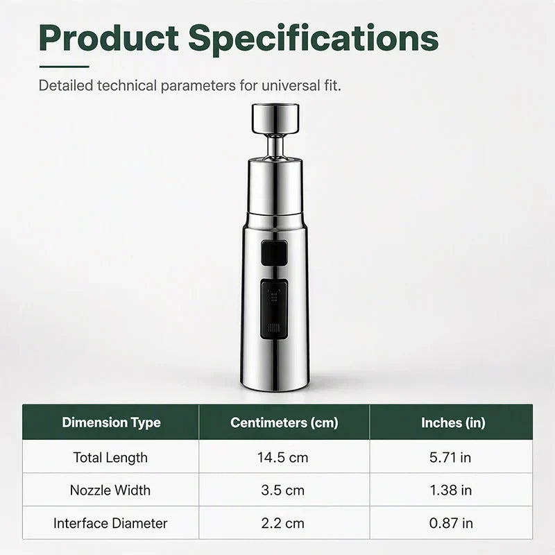 🚰 Obrót 360° nakładka na kran – 50% ZNIŻKI! OFERTA LIMITOWANA!💧 Uniwersalna, łatwy montaż, bez rozprysków – idealna do mycia owoców, warzyw i naczyń. Wygodna i praktyczna na co dzień! ✨